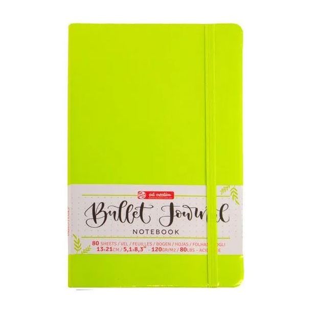 BULLET JOURNAL VERDE BLOC DE 13X21CM CON 80 HOJAS DE 120GR ART CREATION 9314802M