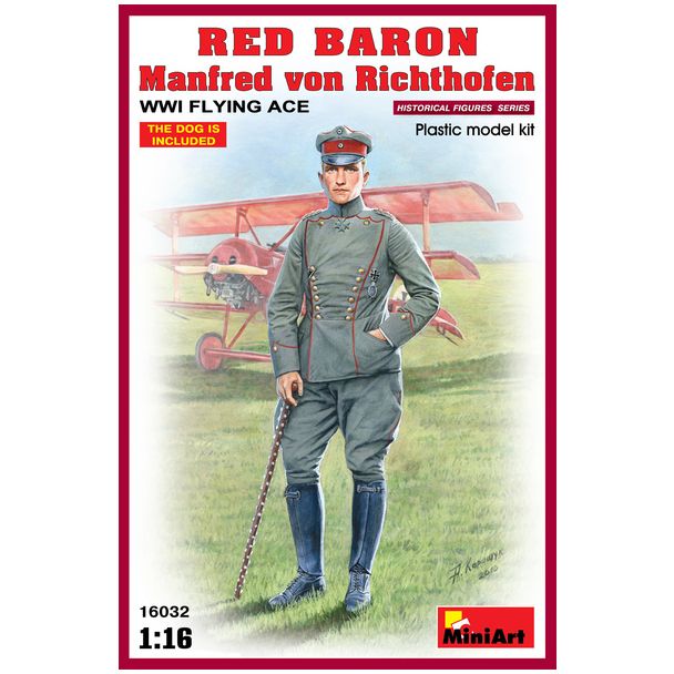 MINIART THE RED BARON MANFRED VON RICHTHOFEN 1:16 – FIGURA HISTÓRICA PRIMERA GUERRA MUNDIAL | 16032