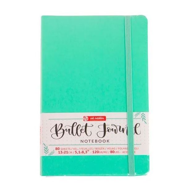 BULLET JOURNAL AZUL PASTEL BLOC DE 13X21CM CON 80 HOJAS DE 120GR ART CREATION 9314702M