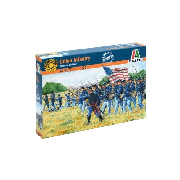 ITALERI UNION INFANTRY AMERICAN CIVIL WAR 1:72 – SOLDADOS DE LA GUERRA CIVIL AMERICANA | 6177