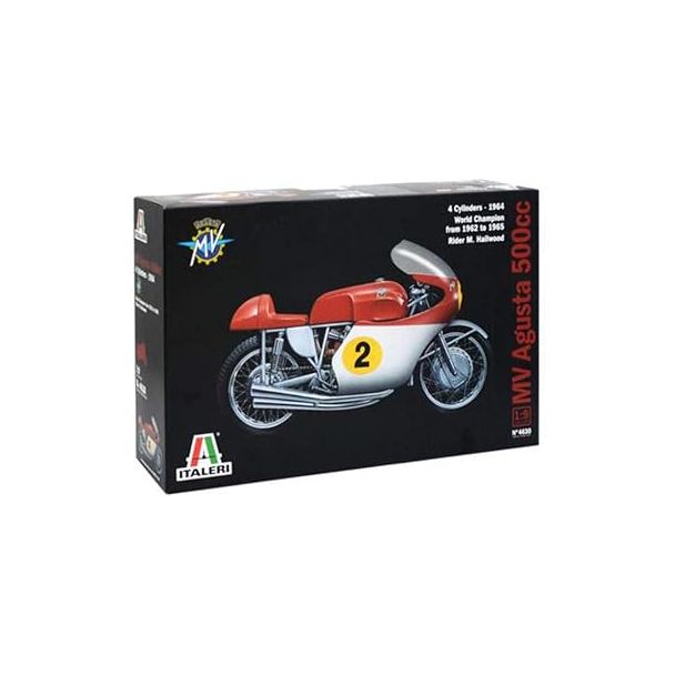ITALERI MV AGUSTA 500 4 CILINDRI 1964 1:9 – MAQUETA DE MOTO CLÁSICA PARA MONTAR | 4630