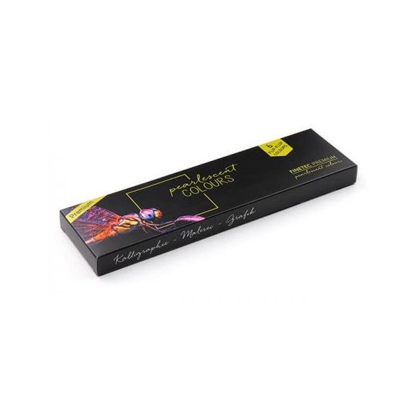 ACUARELAS PERLADAS CAJA METALICA FINETEC F7003