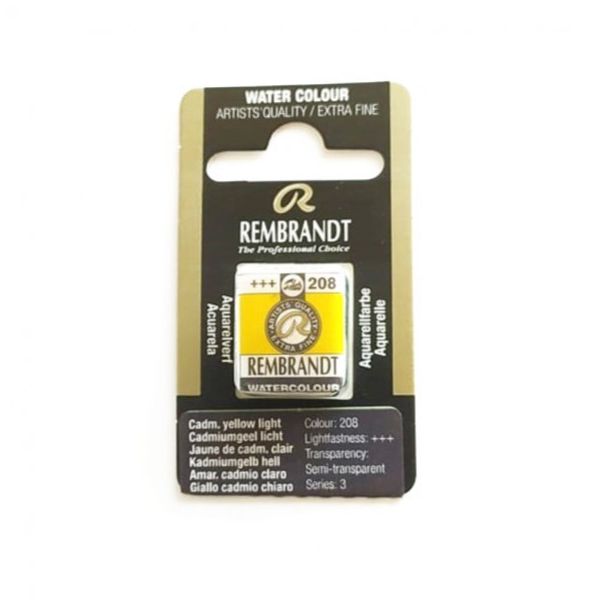Pastilla Acuarela PAN AMARILLO CADMIO CLARO REMBRANDT 05862081 