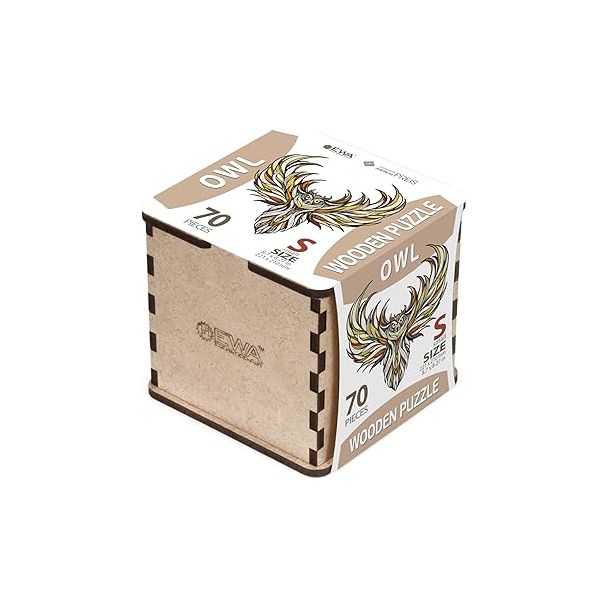 59500227 Puzzle Buho 70 piezas madera