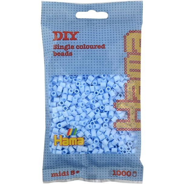 207-97 HAMA BEADS MIDI AZUL HIELO PASTEL