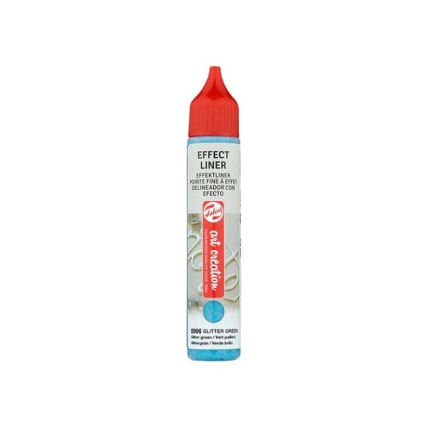 DELINEADOR CON EFECTO COLOR VERDE BRILLO 28 ML ART CREATION 8906