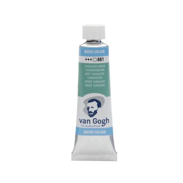 TUBO ACUARELA 10ML VERDE TURQUESA VAN GOGH 20016611