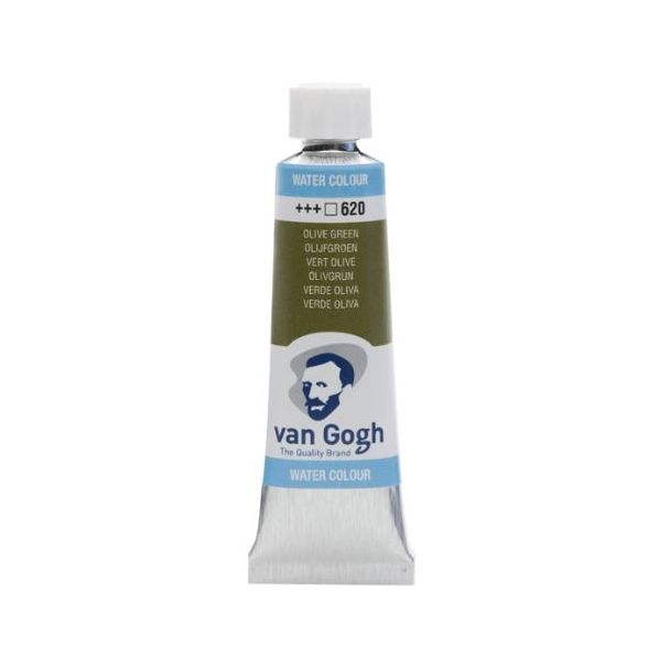 TUBO ACUARELA 10ML VERDE OLIVA VAN GOGH 20016201