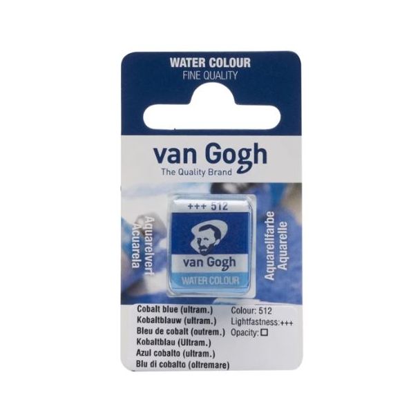 PASTILLA ACUARELA AZUL COBALTO ULTRAMAR VAN GOGH 20865121