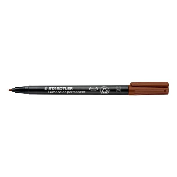 MARCADOR/ROTULADOR PERMANENTE MARRON LUMOCOLOR "M" 317-7 