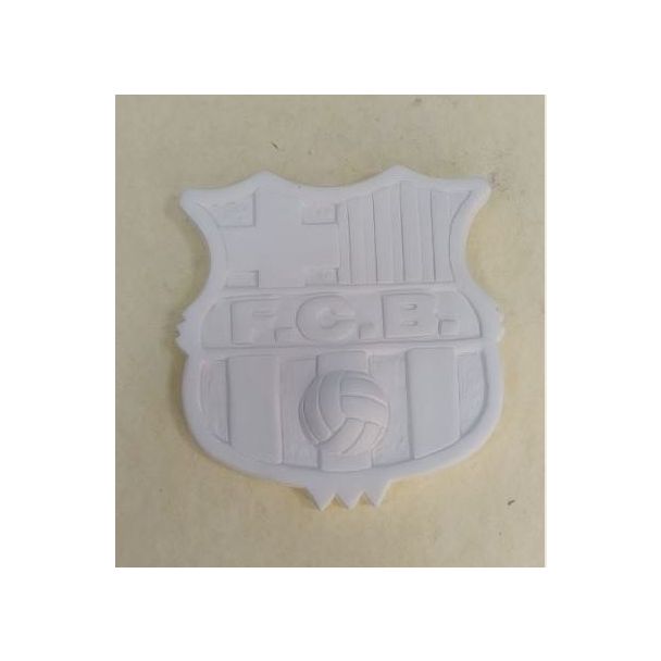ESCUDO BARCELONA PEQUEÑO 14CM YESO 2907