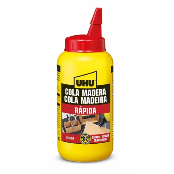 BOTE COLA DE MADERA RAPIDA (D2) 750GR UHU 6304150