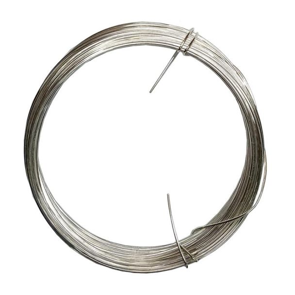 ROLLO DE ALAMBRE/HILO PLATEADO DE ALPACA 0,6MM GRUESO Y 10M LARGO KNORR PRANDELL 216461069