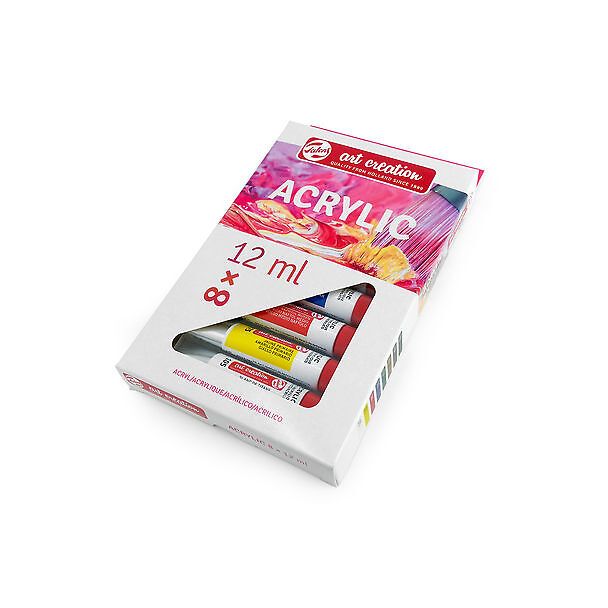 SET ACRILICO 8 TUBOS X 12ML ART CREATION 9021708M
