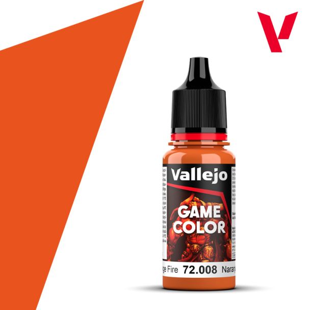 GAME COLOR NARANJA FUEGO 18ML 72.008 VALLEJO