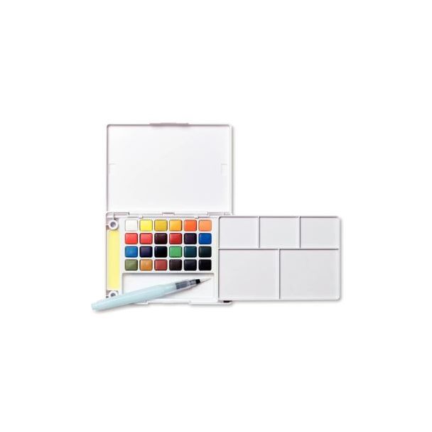 KOI CAJA  ACUARELAS 24 COLORES SAKURA XNCW24N 