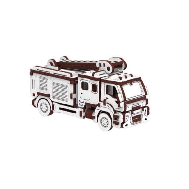 PUZLE 3D CAMION DE BOMBEROS MR. PLAYWOOD 10803